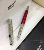 Buy Wholesale Mont blanc Petit Prince Fountain 163 Red and Silver Pen